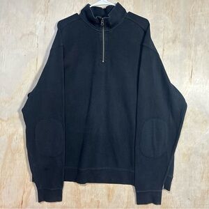 Carhartt Sweater Knit Quarter Zip Thermal Faded Workwear Relaxed Fit Vtg Men 2XL